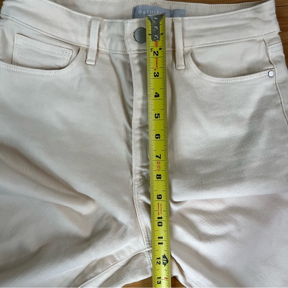 Athlete Flex Straight Leg Ankle Jean in Bone Cream Jeans - Size 6 - Picture 12 of 14